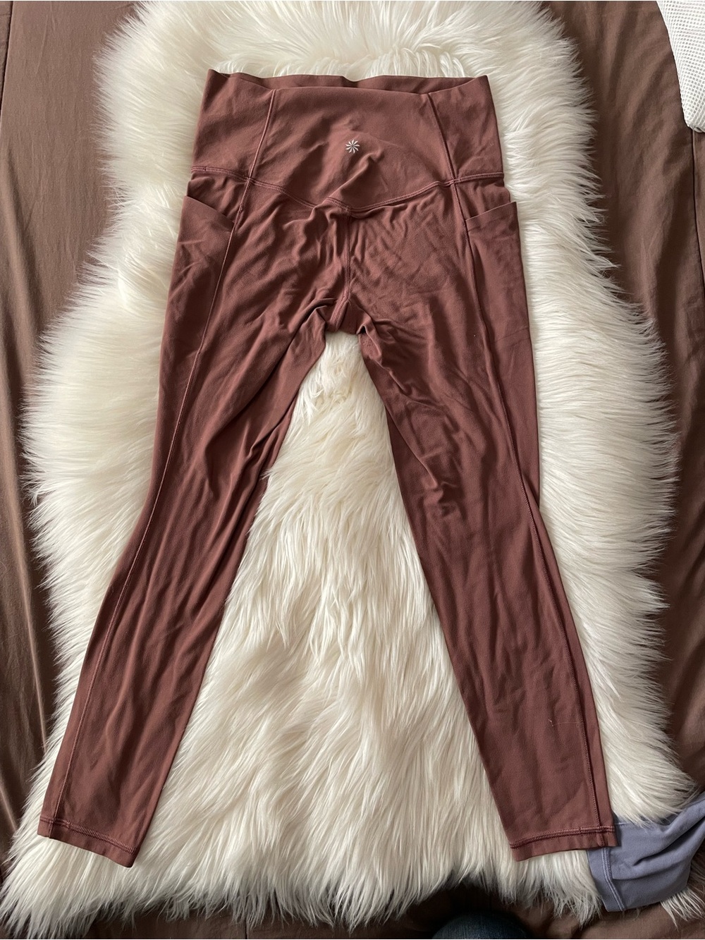 Athleta High-Waist Brown Leggings - Picture 5 of 11